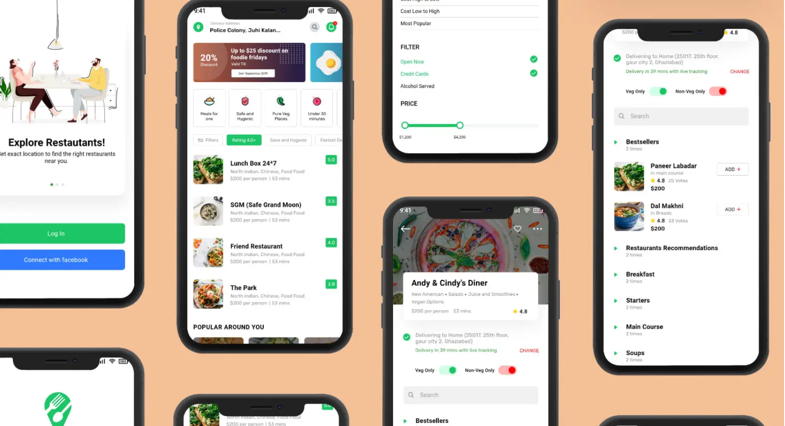 Food Delivery app development