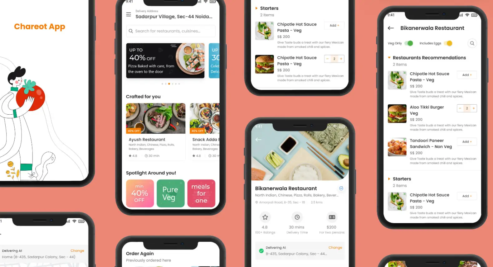 Food Delivery app development