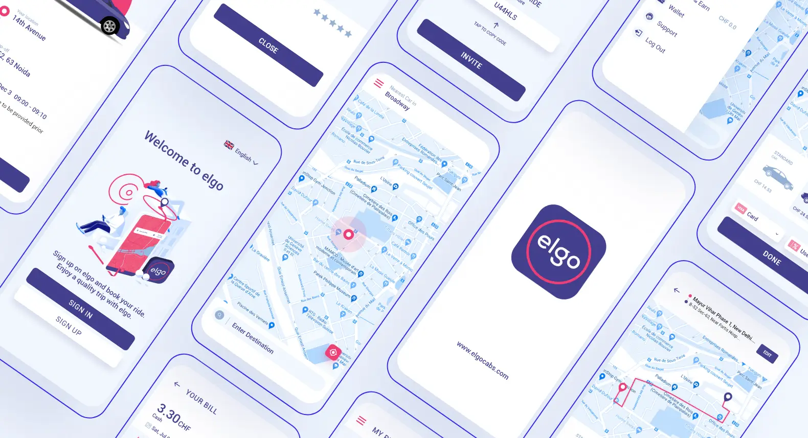 Elgo Taxi app developmnt