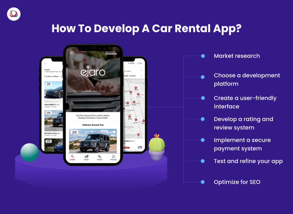 How to develop a car rental app