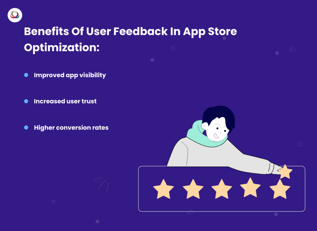 Benefits of user feedback in app store optimization