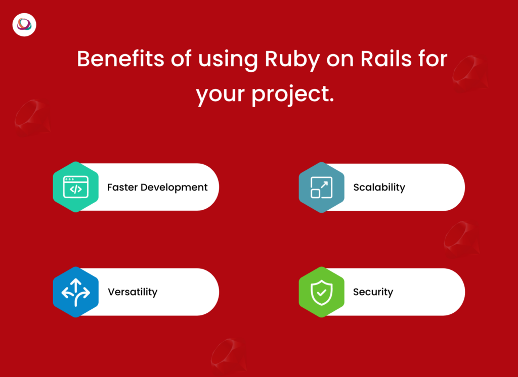 
Benefits of using Ruby on Rails for your project
